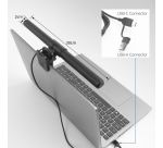 Laptoplamp ACT Clip-on led dimbaar USB