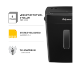 Papiervernietiger Fellowes P-42C snippers 4x34mm