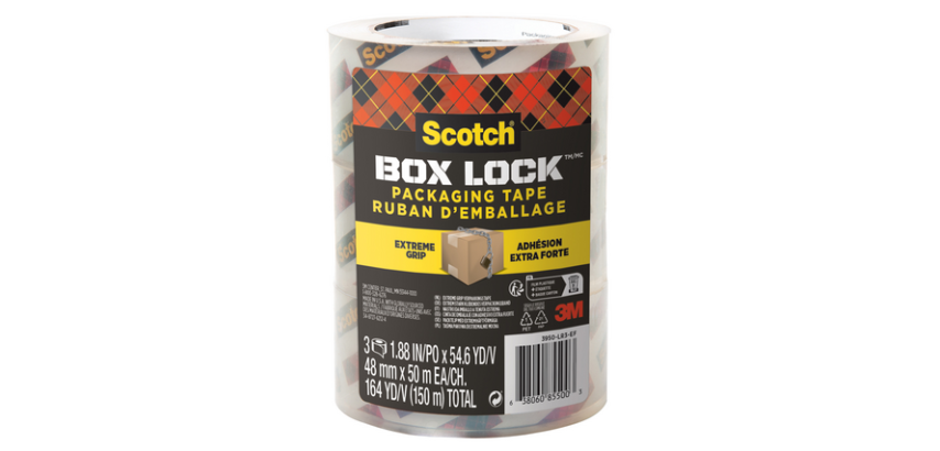 Scotch Box Lock Verpackungsband 3950-EF 48mmx50m 3 Stück