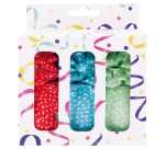 Set décoration cadeau 3 rouleaux de ruban et 9 nœuds assortis