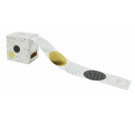 Autocollants cadeaux Party Chique en rouleau 50 pièces