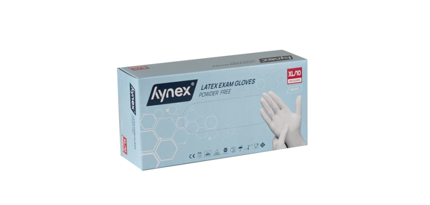 Hynex Latex Glove XL White 5g 100 pieces