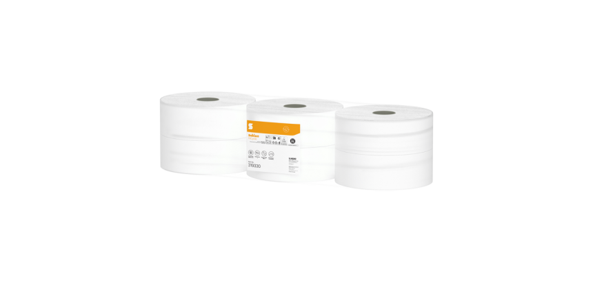 Satino JT2 HiCycle Toilet Paper 319330 2-ply 6x 380m white