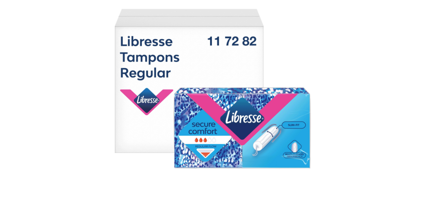 Tampon Libresse P3 Discret Regular 384 pièces
