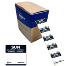 Etiquette Avery HACCP DIMANCHE noir 25x25mm 1000 pièces