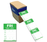 Etiket Avery HACCP vrijdag-groen 40x56mm 500 stuks