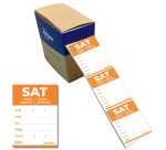 Etiquette Avery HACCP SAMEDI orange 40x56mm 500 pièces