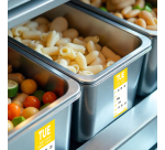 Etiquette Avery HACCP MARDI jaune 40x56mm 500 pièces