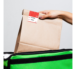 Etiquette Avery scellé de fermeture/indicateur de rupture rouge 40x95mm 250 pièces