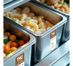 Etiquette Avery HACCP JEUDI brun 40x56mm 500 pièces