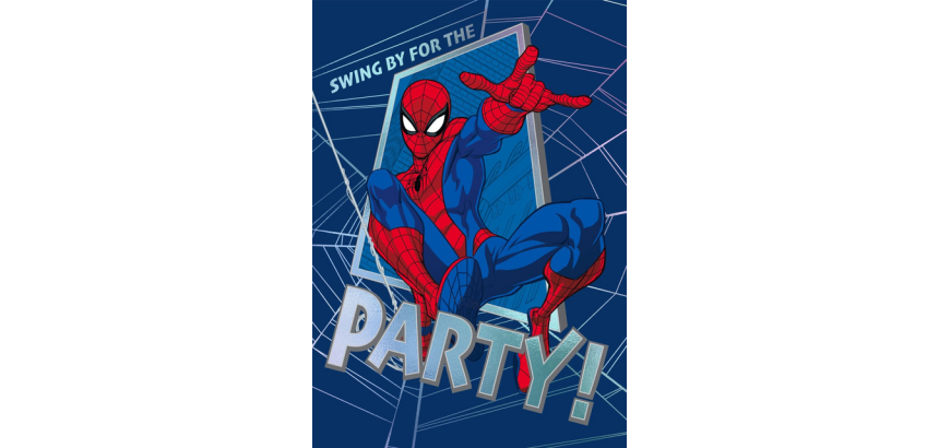 Carte d'invitation Hallmark Spiderman lot 6 pièces
