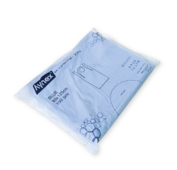 Schort Hynex PE 80x125cm blauw 100 stuks