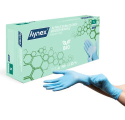 Handschoen Hynex nitril Bio S blauw 3.5gr 100 stuks