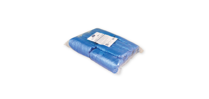 Mouwovertrek Hynex PE blauw 100 stuks