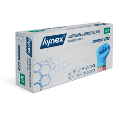 Gant Hynex nitrile extra résistant S bleu 5g 100 pièces