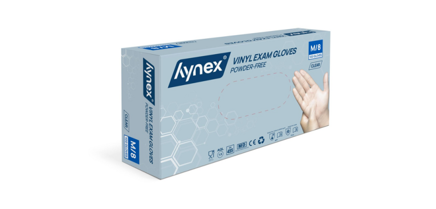 Gant Hynex vinyle M transparent 4,5g 100 pièces