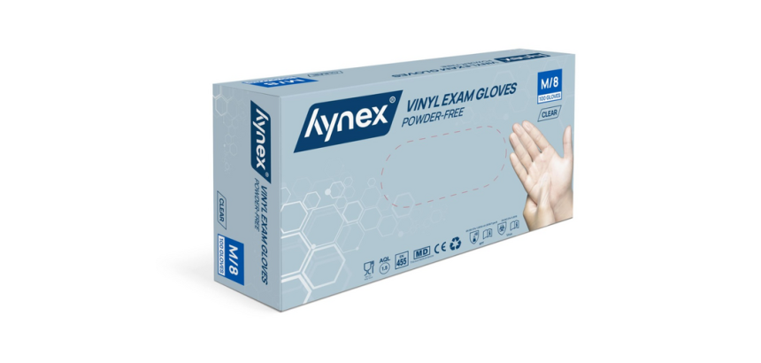 Gant Hynex vinyle M transparent 4,5g 100 pièces