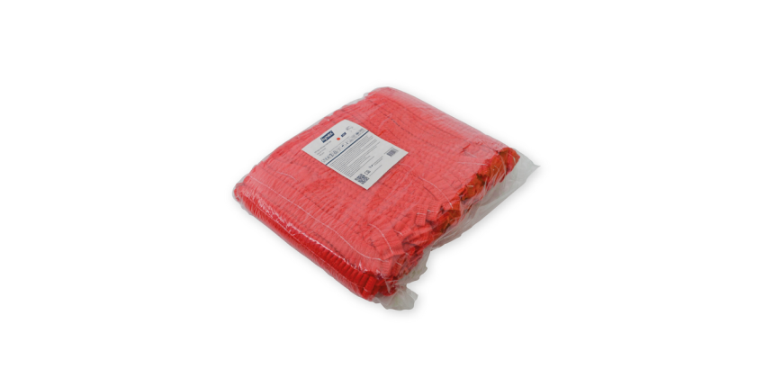 Charlotte Hynex Red Non-Woven Clip PP 100 Pieces