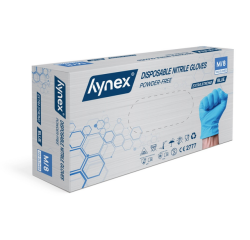 Gant Hynex nitrile extra résistant M bleu 5g 100 pièces