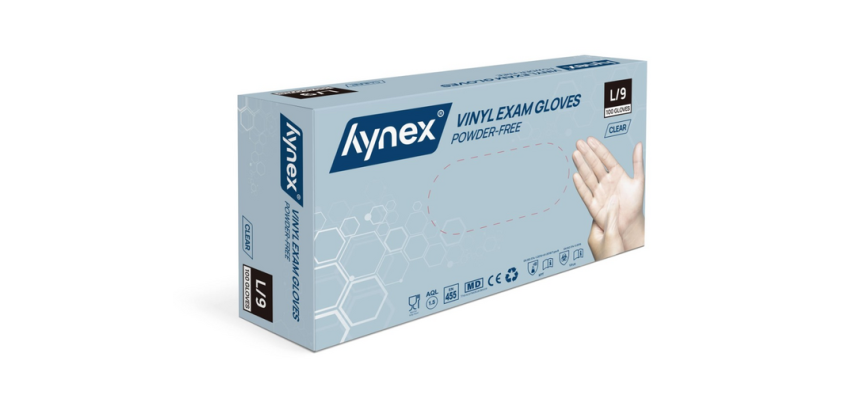 Hynex Vinylhandschuh L transparent 4,5g 100 Stück