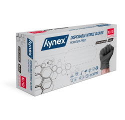 Gant Hynex nitrile extra résistant XL noir 5g 100 pièces