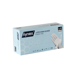 Gant Hynex Latex L blanc 5g 100 pièces