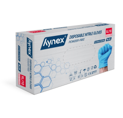 Gant Hynex nitrile extra résistant XL bleu 5g 100 pièces