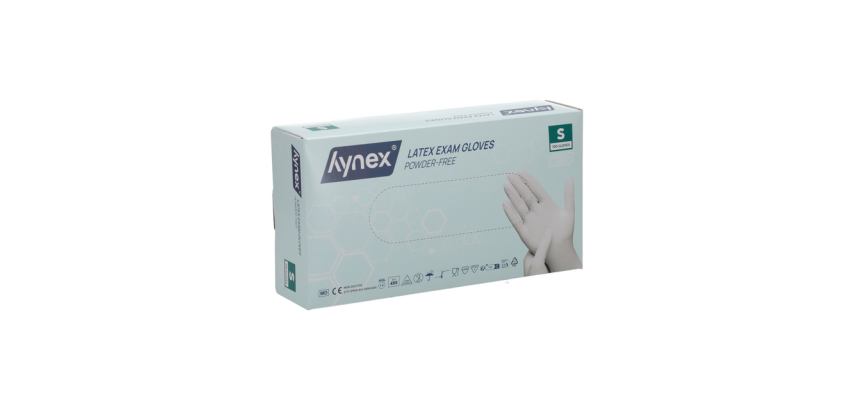 Gant Hynex Latex S blanc 5g 100 pièces