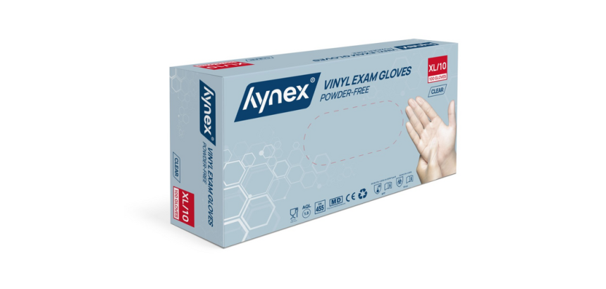 Gant Hynex vinyle XL transparent 4,5g 100 pièces