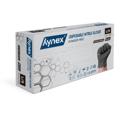 Gant Hynex nitrile extra résistant L noir 5g 100 pièces
