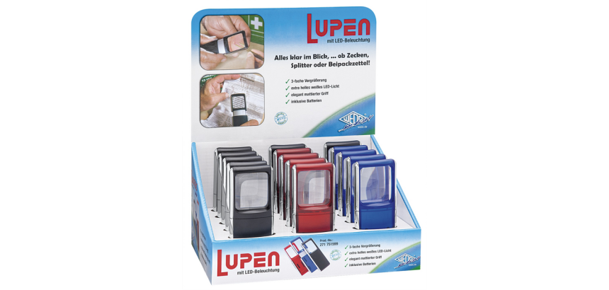 Loupe WEDO avec éclairage LED