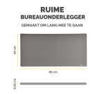 Sous-main de bureau Fellowes Breyta gris