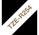 Brother TZe-R254 - ribbon tape - glossy - 1 cassette(s) - Roll (2.4 cm x 4 m)