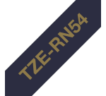 Brother TZe-Rn54 - ribbon tape - satin - 1 cassette(s) - Roll (2.4 cm x 4 m)