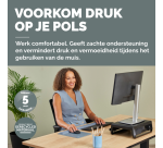 Tapis de souris avec repose-poignet Fellowes Breyta XL bleu