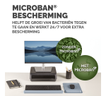 Tapis de souris avec repose-poignet Fellowes Breyta XL bleu