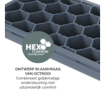 Tapis de souris avec repose-poignet Fellowes Breyta XL bleu