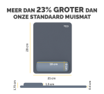 Tapis de souris avec repose-poignet Fellowes Breyta XL bleu