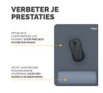 Tapis de souris avec repose-poignet Fellowes Breyta XL bleu