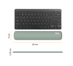 Repose-poignets clavier Fellowes Breyta compact sauge