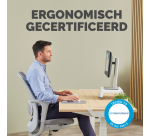 Tapis de souris avec repose-poignet Fellowes Breyta XL gris