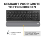 Repose-poignets clavier Fellowes Breyta gris