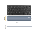 Polssteun Fellowes Breyta compact blauw