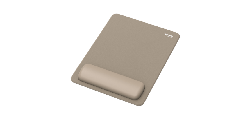 Tapis de souris avec repose-poignet Fellowes Breyta XL sable
