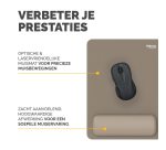 Tapis de souris avec repose-poignet Fellowes Breyta XL sable