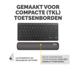 Polssteun Fellowes Breyta compact zwart