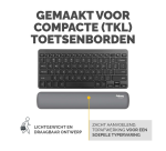 Fellowes Breyta Compact Gray Keyboard Wrist Rest