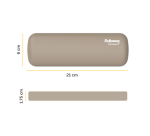Repose-poignet paume Fellowes Breyta sable