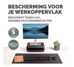 Sous-main de bureau Fellowes Breyta noir