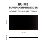 Sous-main de bureau Fellowes Breyta noir